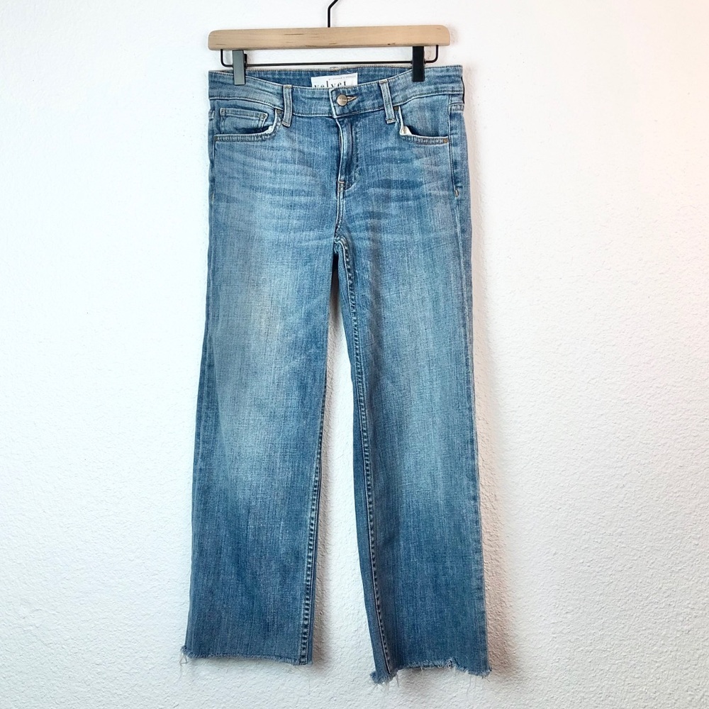 Velvet Jeans Graham Spencer Cara Crop Straight 27